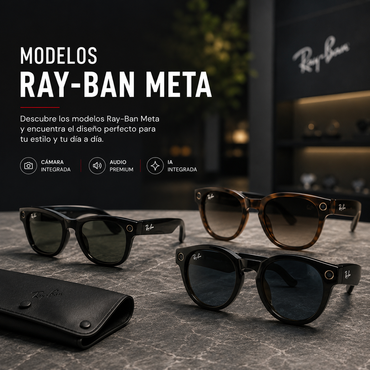 Modelos Ray-Ban Meta - Lentes inteligentes disponibles en Perú
